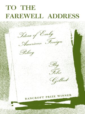 cover image of To the Farewell Address